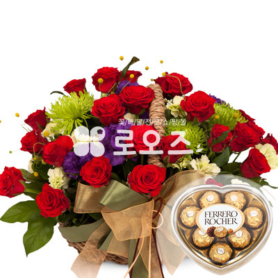n초코릿 꽃바구니A