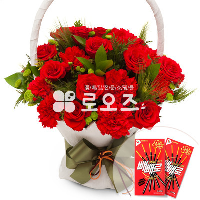빼빼로꽃바구니(12)
