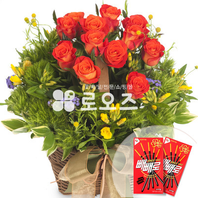 빼빼로꽃바구니(14)